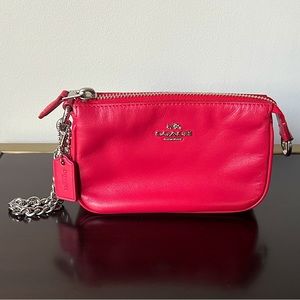 Lovely Red Coach Wristlet